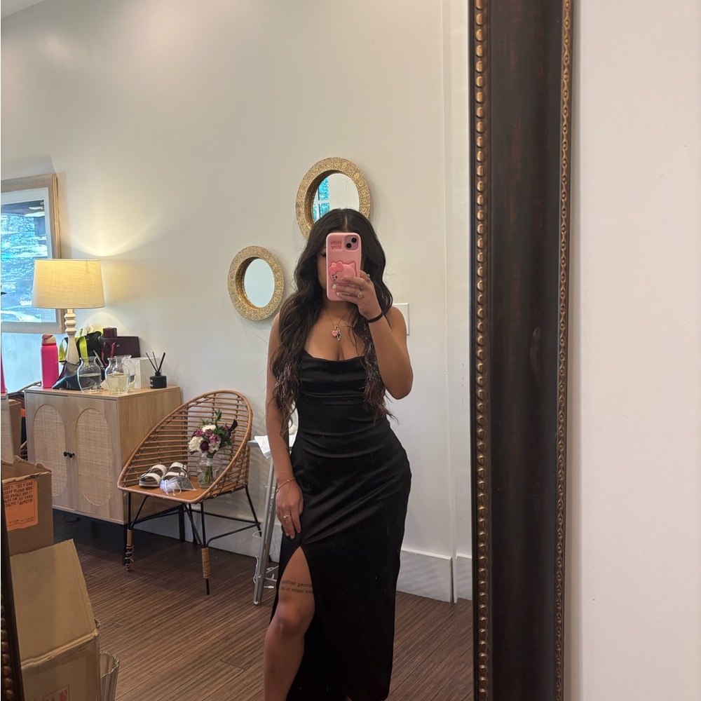 Windsor Black One Shoulder Dress